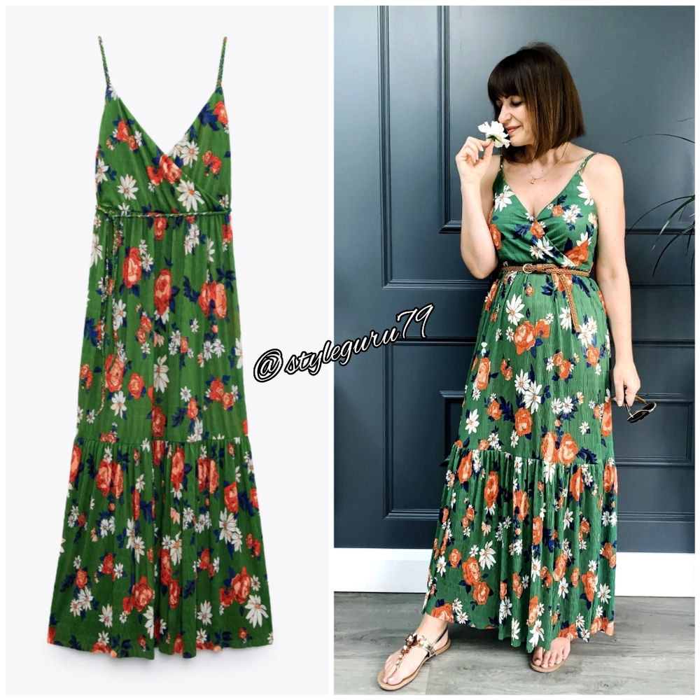 NWT, ZARA, Floral Printed Dress